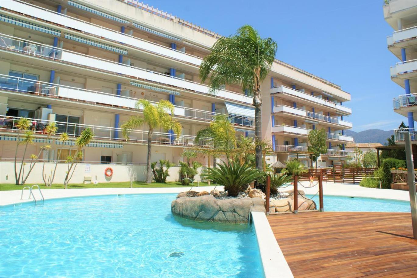 Апартаменты Bonito Piso En Roses Con Piscina Y Parking Av-66 Экстерьер фото